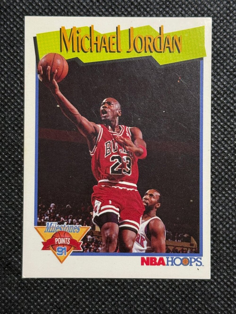 1991-92 NBA Hoops Milestones Michael Jordan #317 Chicago Bulls